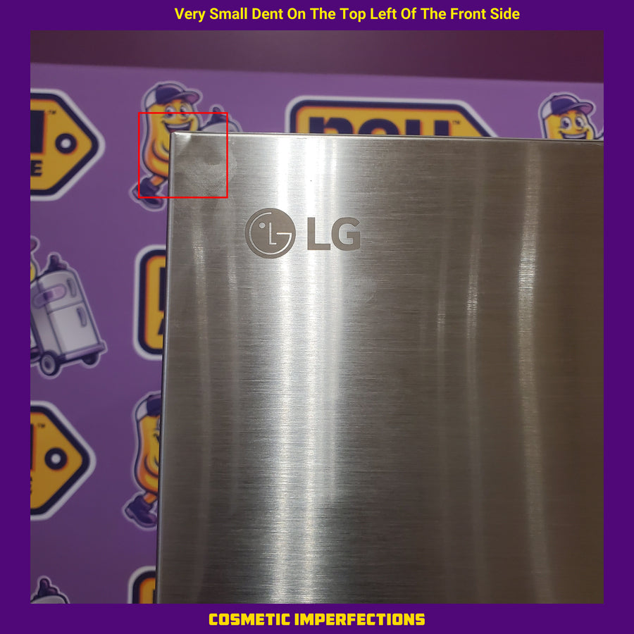 LG 27 cu. ft. Standard-Depth, Side-by-side Refrigerator, with Ice and Water and Bar Handle Design LS27T3230S - Scratch & Dent (Minor)