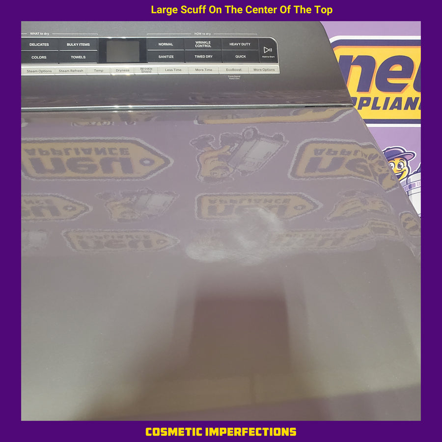 Whirlpool Top Load Electric 7.4 Cu. Ft. Dryer with Advanced Moisture Sensing and Wrinkle Shield Technology WED8127LC - Scratch & Dent (Minor)