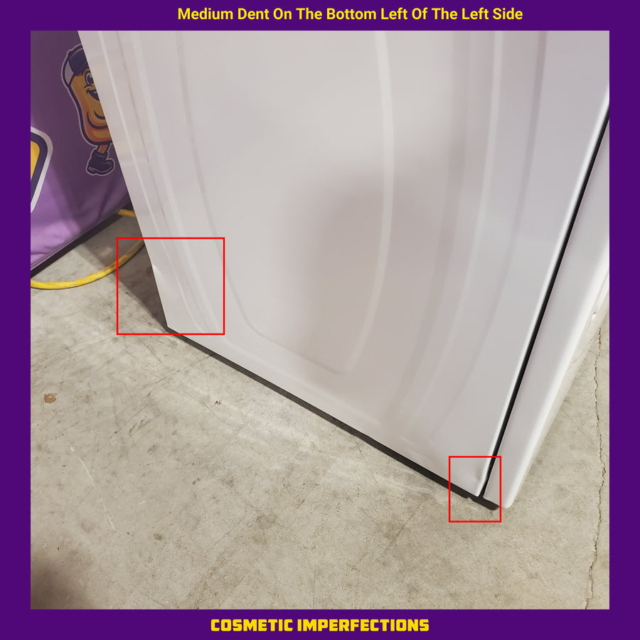 Whirlpool White Electric Extra Large 7.0 Cu. Ft. Dryer with Wrinkle Shield 22421742 - WED4815EW - Scratch & Dent (Minor)