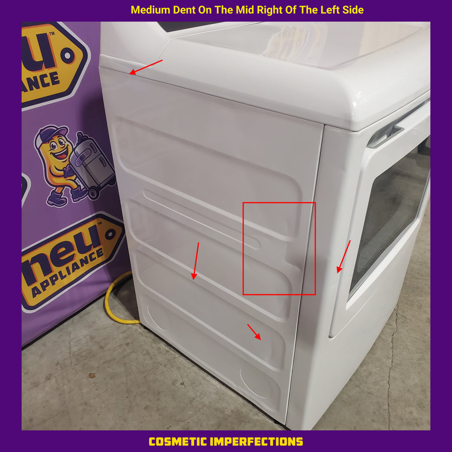 GE® 4.5 cu. ft. Capacity Washer with Water Level Control GTW585BSVWS - Certified Refurbished and GE® 7.4 cu. ft. Capacity Electric Dryer with Up To 120 ft. Venting and Sensor Dry GTD58EBSVWS - Certified Refurbished