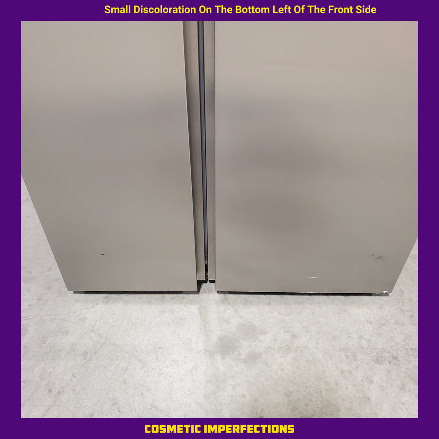 Hisense 29.1 cu. ft. Standard Depth Side by Side Refrigerator Stainless Steel HRS290P5FSE - Scratch & Dent (Minor)