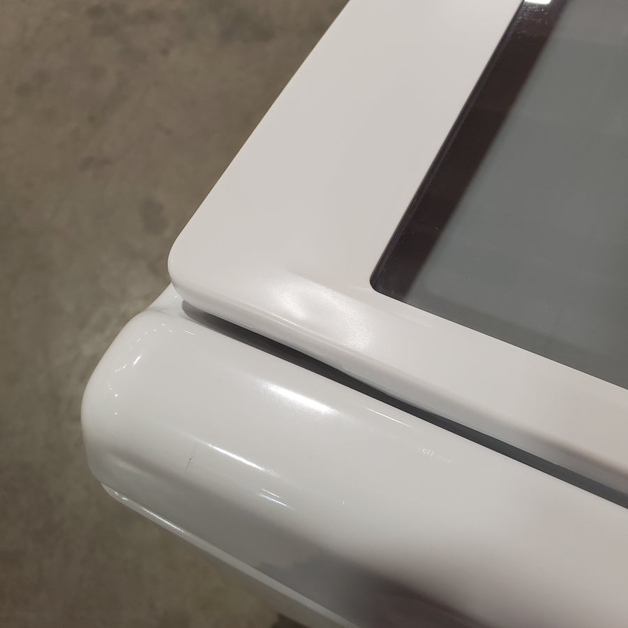 Whirlpool Top Load 4.7 Cu. Ft. Washer with 2-in-1 Removable Agitator in White WTW5057LW - Open Box and Whirlpool 7.4 cu. ft. White Electric Dryer with Steam and Advanced Moisture Sensing Technology, ENERGY STAR 16263 - WED8127LW - Scratch & Dent (Minor)