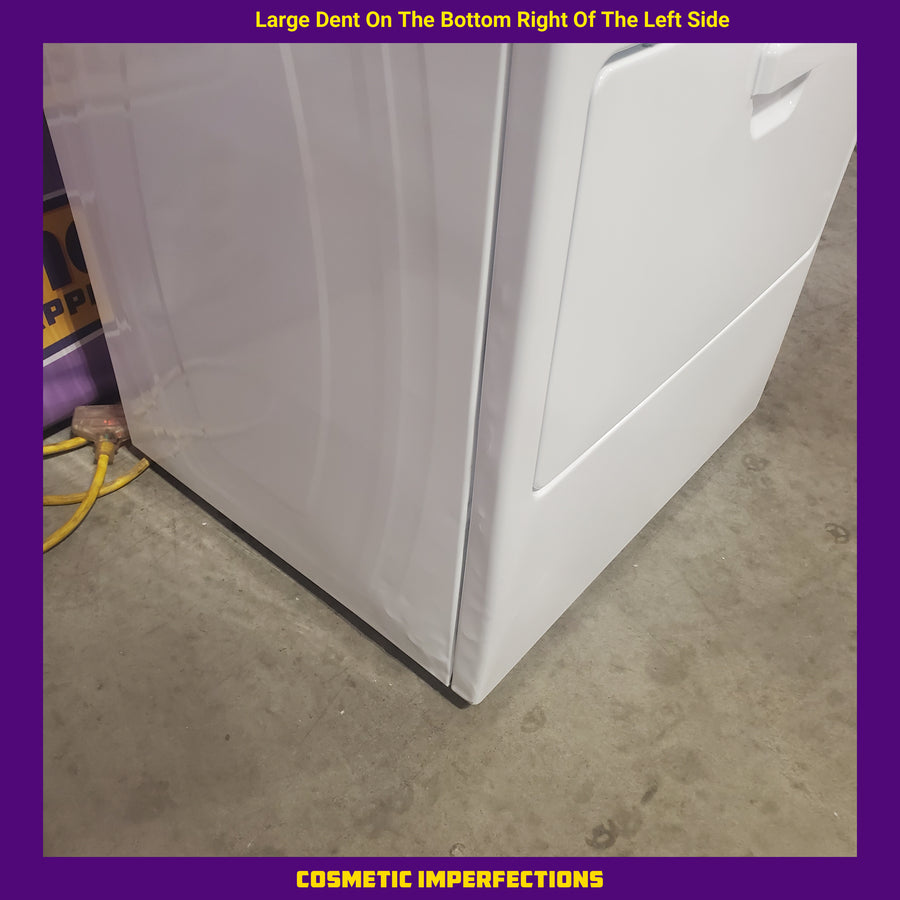 Whirlpool Top Load 4.7 Cu. Ft. Washer in White with 2-in-1 Removable Agitator WTW5057LW - Open Box and Whirlpool 7.0 cu. ft. Electric Dryer with Hamper Door WED5010LW - Scratch & Dent (Minor)