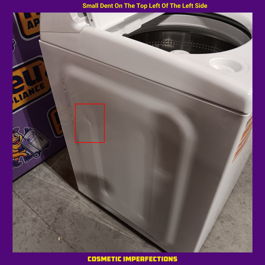 Maytag 4.5 cu. ft. Capacity Top Load Washer with Power™ Agitator and Deep Fill MVW4505MW - Scratch & Dent (Minor) and Maytag 7.0 cu. ft. Capacity Top Load Electric Wrinkle Prevent Dryer 16284 - MED4500MW - Open Box