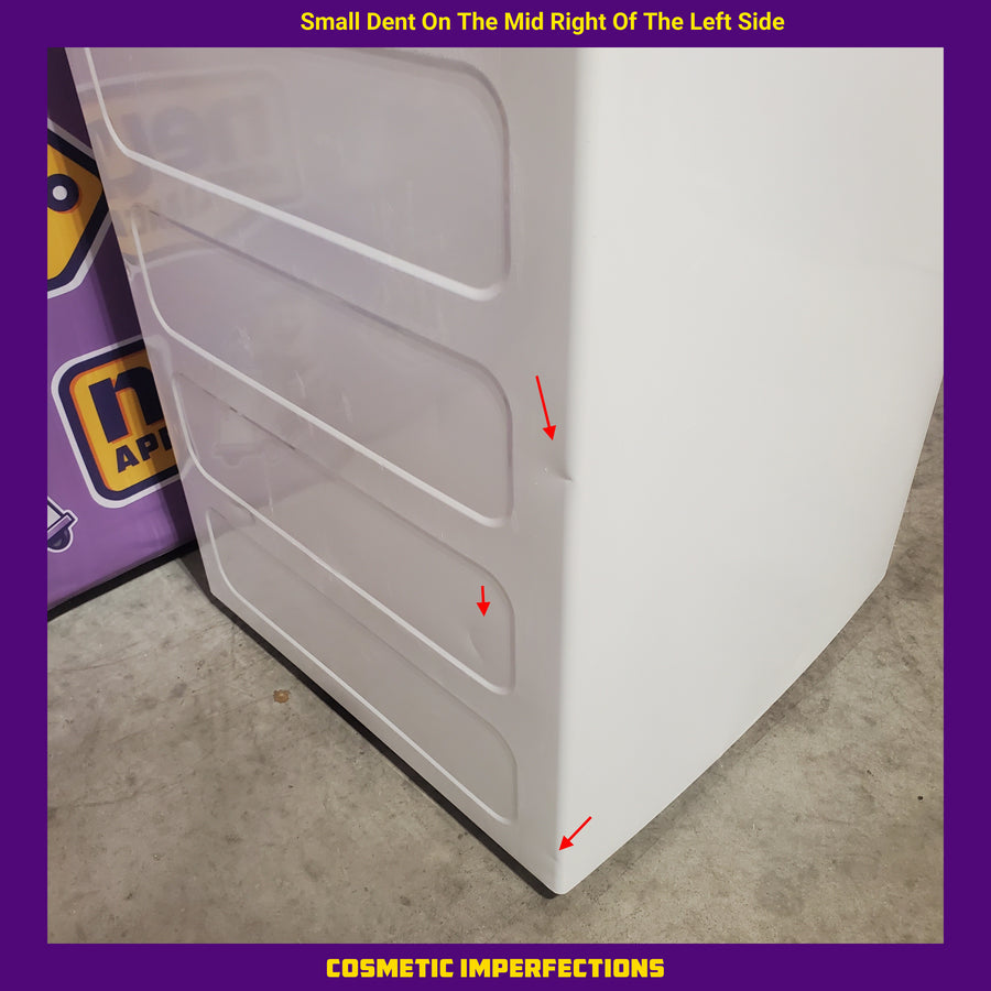 GE White Top Load 4.2 Cu. Ft. Washer with Stainless Steel Basket and Dual Action Agitator GTW460ASJWW - Certified Refurbished and GE White Electric 7.2 Cu. Ft. Dryer with Aluminized Alloy Drum GTD42EASJWW - Certified Refurbished