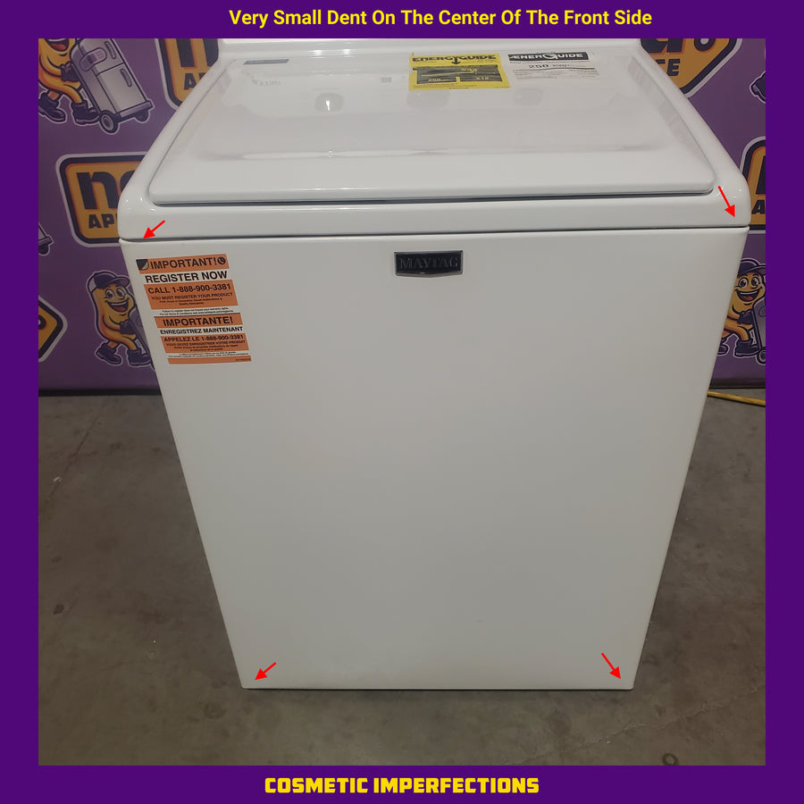 Maytag 4.2 Cu. Ft. Capacity Top Load Washer in White MTW4205SW - Scratch & Dent (Minor)