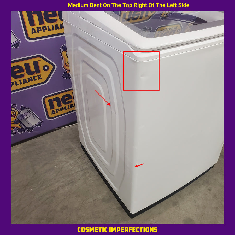 Samsung ENERGY STAR 5.0 cu. ft. Top Load Washing Machine with Active Water Jet WA50R5200AW - Certified Refurbished