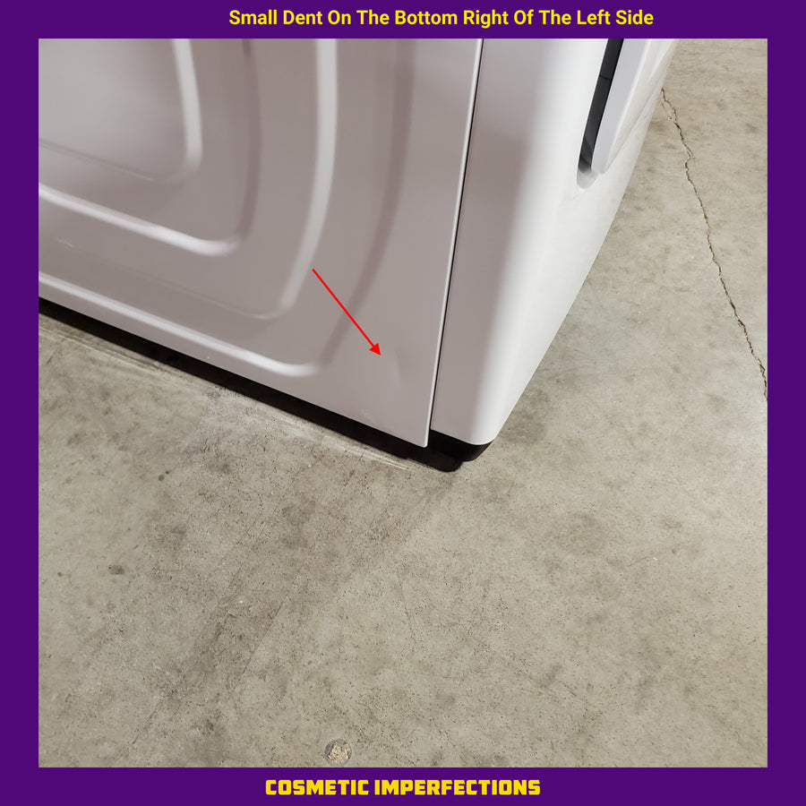 Samsung 7.2 cu. ft. Electric Dryer with Sensor Dry in White DVE45T3200W - Scratch & Dent (Minor)
