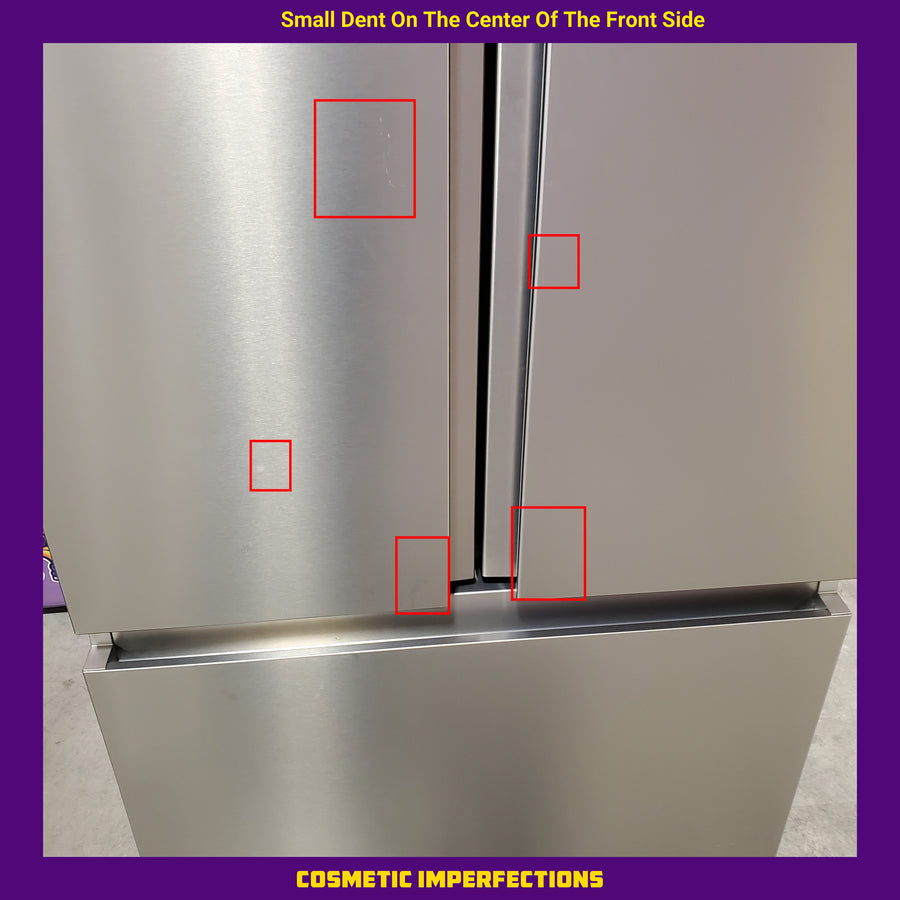 Hisense 26.6 cu. ft. French Door Refrigerator in Fingerprint Resistant Stainless Steel 22421721 - HRF266N6CSE1 - Scratch & Dent (Minor)