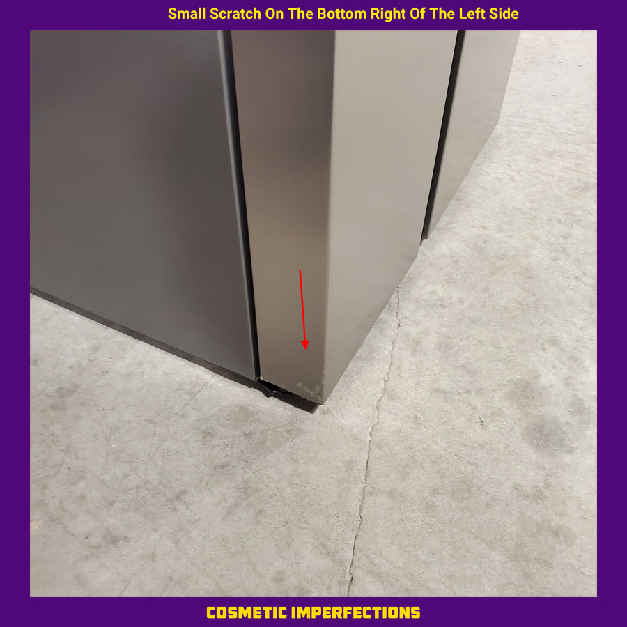 Hisense 29.1 cu. ft. Standard Depth Side by Side Refrigerator Stainless Steel 22142804 - HRS290P5FSE - Scratch & Dent (Moderate)