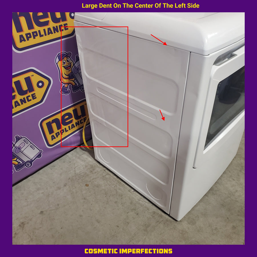 GE Electric 7.4 Cu. Ft. Front Load Dryer with Sensor Dry in White GTD58EBSVWS - Certified Refurbished