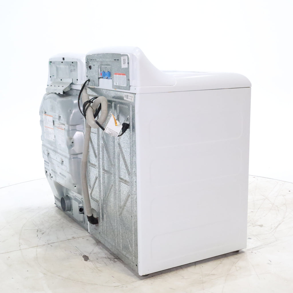 Pictures of Neu Elite GE High Capacity Impeller Washer & Electric Dryer Set: 4.6 cu. ft. High Capacity Impeller Washer With Extra Water Cycle / Option & 7.4 cu. ft. Electric 220v Dryer With Auto Sensor Dry - Certified Refurbished - Neu Appliance Outlet - Discount Appliance Outlet in Austin, Tx