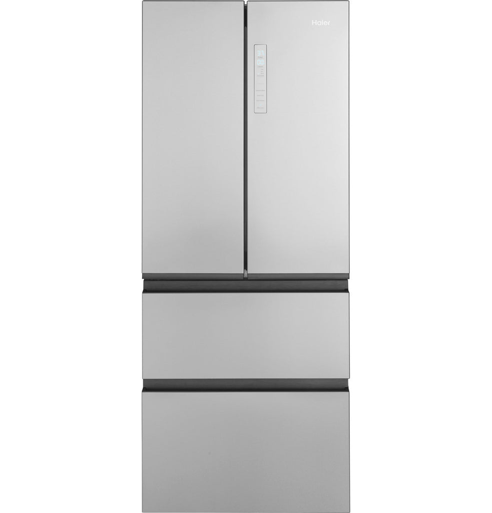 Pictures of Haier Fingerprint Resistant Stainless Steel 14.5 cu. ft. Counter Depth French Door Refrigerator with Quick Cool QJS15HYRFS - Open Box - Neu Appliance Outlet - Discount Appliance Outlet in Austin, Tx
