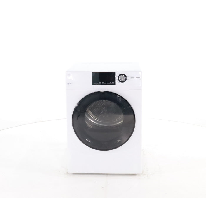 24 in. GE Compact Frontload Vented WiFi Capable ENERGY STAR 4.3 cu. ft. Electric Dryer with Stainless Steel Basket- Scratch & Dent - Minor