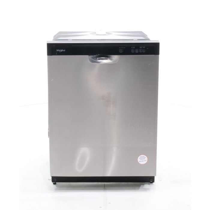 Standard 24 in Width Stainless Steel ENERGY STAR Whirlpool Built In Dishwasher with 1-Hour Wash Cycle - Scratch & Dent - Minor
