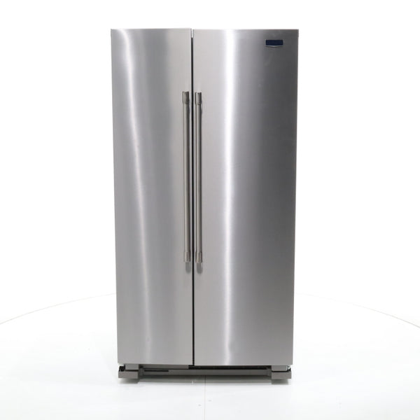 Fingerprint Resistant Stainless Steel Maytag 24.9 cu. ft. Side by Side Refrigerator with Non-Dispense Layout - Scratch & Dent - Minor