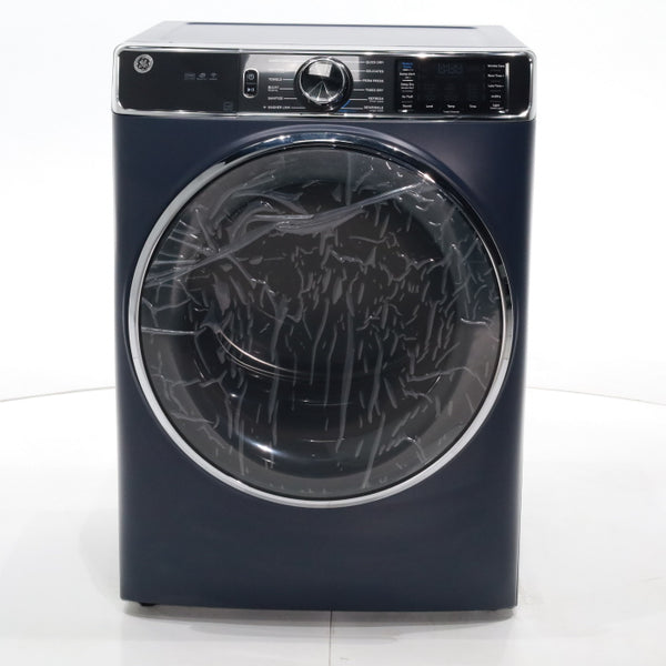 Sapphire Blue GE 7.8 cu. ft. Smart Front Load Gas Dryer with Steam - Scratch & Dent - Minor