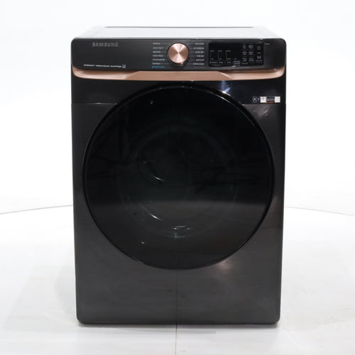 Pictures of Brushed Black ENERGY STAR Samsung 7.5 cu. ft. Frontload Electric Dryer with Steam - Scratch & Dent - Moderate - Neu Appliance Outlet - Discount Appliance Outlet in Austin, Tx