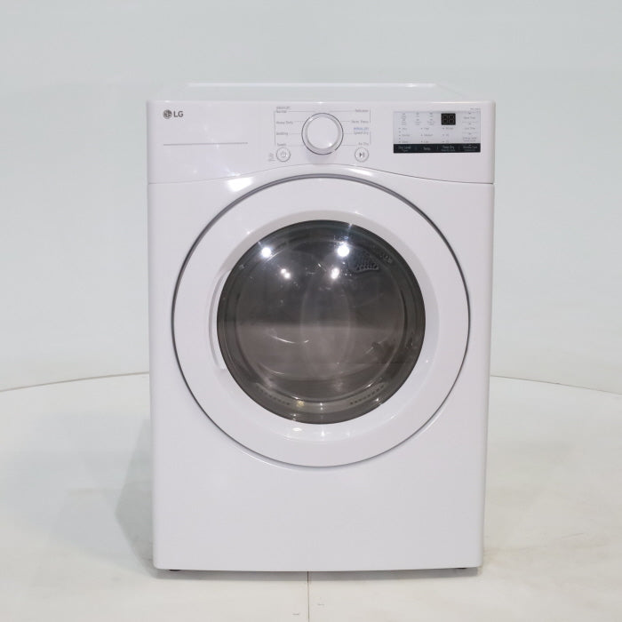 ENERGY STAR LG 7.4 cu. ft. Electric Vented Dryer with Sensor Dry and SmartThinQ Technology - Scratch & Dent - Minor