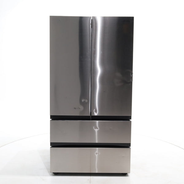 Fingerprint Resistant Stainless Steel ENERGY STAR Samsung 31 cu. ft. 4 Door French Door Refrigerator with Dual Ice Maker - Scratch & Dent - Major