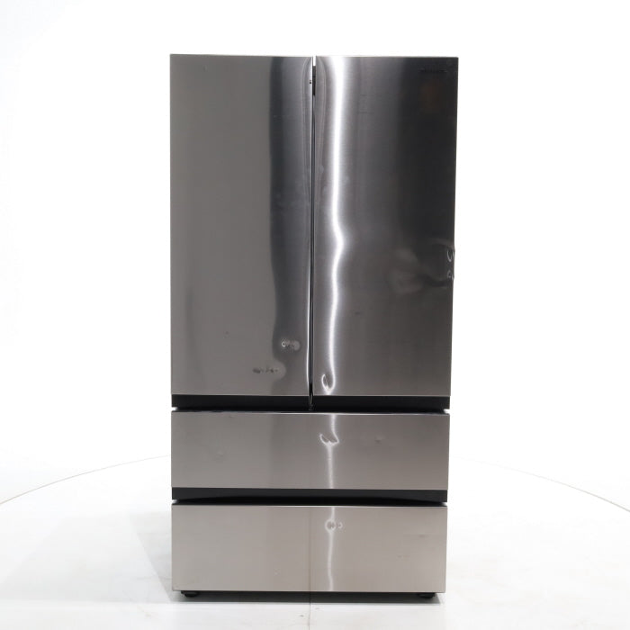 Pictures of Fingerprint Resistant Stainless Steel ENERGY STAR Samsung 31 cu. ft. 4 Door French Door Refrigerator with Dual Ice Maker - Scratch & Dent - Major - Neu Appliance Outlet - Discount Appliance Outlet in Austin, Tx