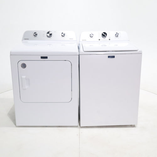 Pictures of Maytag 4.5 cu. ft. Top Load Washer with Power Agitator and 7.0 cu. ft. Electric Dryer with Reversible Door - Scratch & Dent - Minor - Neu Appliance Outlet - Discount Appliance Outlet in Austin, Tx