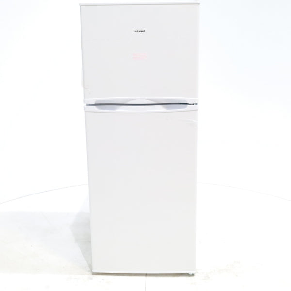 Counter Depth White Hotpoint 9.7 cu. ft. Top Freezer Refrigerator with LED Lighting