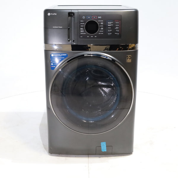 Carbon Graphite ENERGY STAR  GE Profile 4.5 cu. ft. Capacity Front Load Combo Washing Machine and Electric Dryer with Ventless Heat Pump Technology - Scratch & Dent - Minor