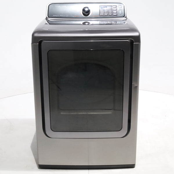 Platinum ENERGY STAR Samsung 7.4 cu. ft. Electric Dryer with Steam - Certified Refurbished