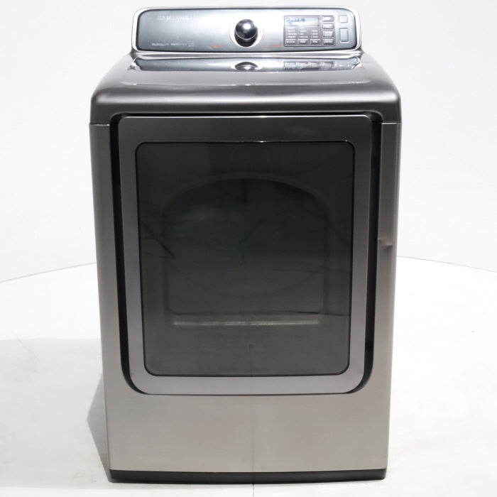 Platinum ENERGY STAR Samsung 7.4 cu. ft. Electric Dryer with Steam - Certified Refurbished