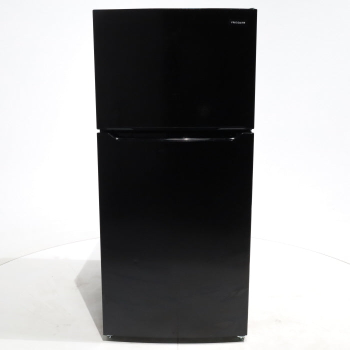 Black Frigidaire 18.3 cu. ft. Top Freezer Refrigerator with Garage-Ready Design - Scratch & Dent - Moderate