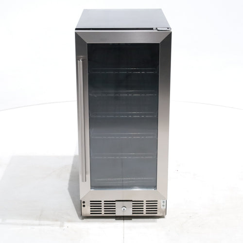Pictures of 15 in. Stainless Steel Antarctic Star 2.9 cu. ft. Wine or Champagne Cooler with Transparent Glass Door - Scratch & Dent - Minor - Neu Appliance Outlet - Discount Appliance Outlet in Austin, Tx