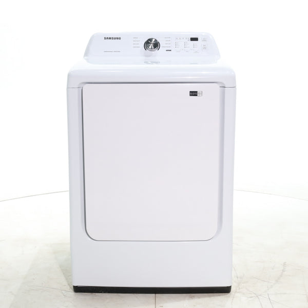 ENERGY STAR Samsung 7.4 cu. ft. Electric Dryer with Smart Care Technology - Scratch and Dent Minor