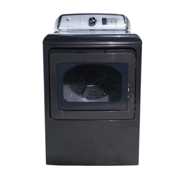 Diamond Gray ENERGY STAR GE 7.4 cu. ft. Electric Dryer with HE Sensor Dry Technology - Certified Refurbished