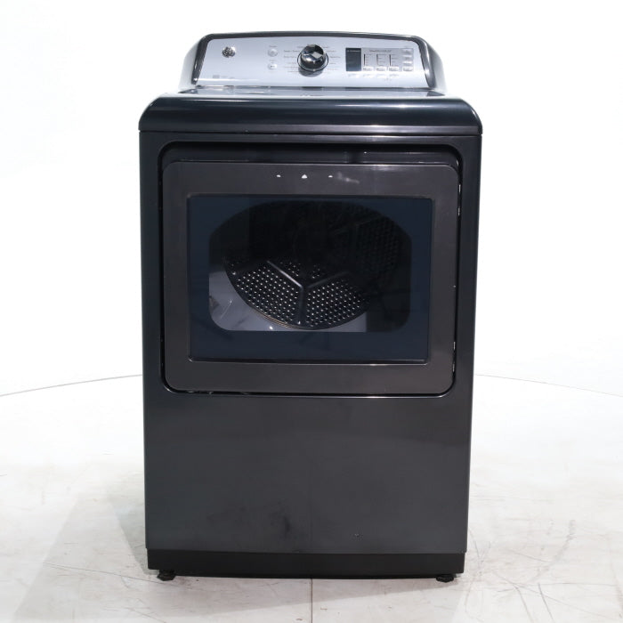 Pictures of Diamond Gray ENERGY STAR GE 7.4 cu. ft. Steam Electric Dryer with My Cycle - Certified Refurbished - Neu Appliance Outlet - Discount Appliance Outlet in Austin, Tx