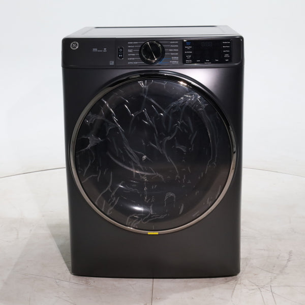 Carbon Graphite ENERGY STAR GE 7.8 cu. ft. Frontload Gas Dryer with Steam - Scratch & Dent - Major