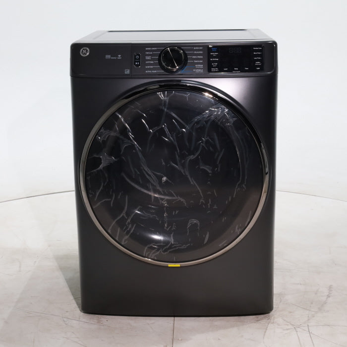 Carbon Graphite ENERGY STAR GE 7.8 cu. ft. Frontload Gas Dryer with Steam - Scratch & Dent - Major
