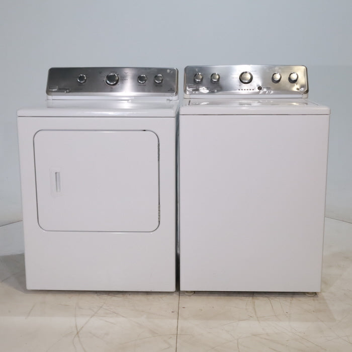 *Manager Special* Maytag ENERGY STAR 3.8 cu ft Top-Load Washing Machine with Self-Clean Feature and 7.0 cu. ft. Electric Dryer with IntelliDry Sensor - Certified Refurbished