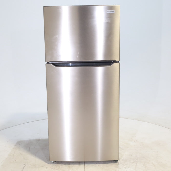 Pictures of 30" Wide EasyCare Stainless Steel Frigidaire 20.0 cu. ft. Top Freezer Refrigerator with EvepTemp Cooling System - Scratch & Dent - Minor - Neu Appliance Outlet - Discount Appliance Outlet in Austin, Tx