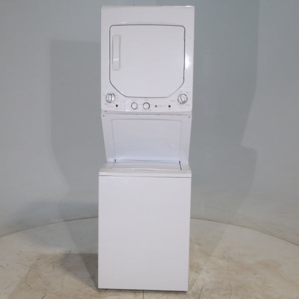 24 in. Wide GE Spacemaker Laundry Center with 2.3 cu. ft. Capacity Top Load Washing Machine and 4.4 cu. ft. Electric Dryer - Certified Refurbished