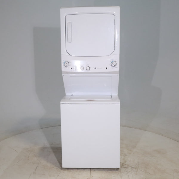 GE 3.8 cu. ft. Laundry Center Washer and 5.9 cu. ft. Electric Dryer with Electro-Mechanical Rotary Dial Controls - Scratch & Dent - Minor