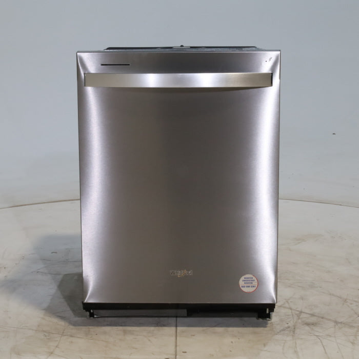 Pictures of 24 in. Fingerprint Resistant Stainless Steel Whirlpool Built In Dishwasher with 55 dBA - Scratch & Dent - Minor - Neu Appliance Outlet - Discount Appliance Outlet in Austin, Tx