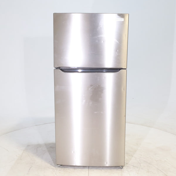 30 in. Wide EasyCare Stainless Steel Frigidaire 20.0 cu. ft. Top Freezer Refrigerator with EvepTemp Cooling System - Certified Refurbished