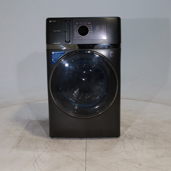 Carbon Graphite ENERGY STAR  GE Profile 4.5 cu. ft. Capacity Front Load Combo Washing Machine and Electric Dryer with Ventless Heat Pump Technology - Scratch & Dent - Moderate