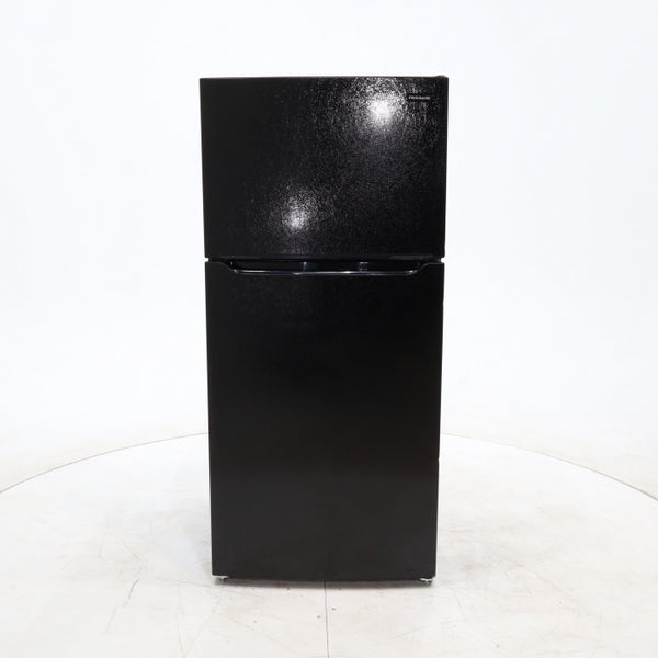 30" Wide Black Frigidaire 18.3 cu. ft. Top Freezer Refrigerator with Garage-Ready Design - Scratch & Dent - Minor