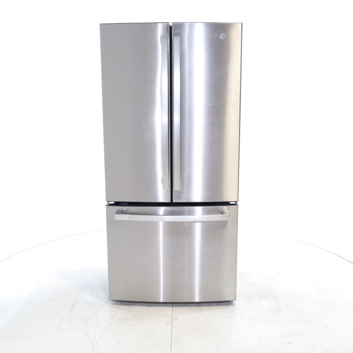 33' Wide GE ENERGY STAR® 18.6 Cu. Ft. Counter-Depth French-Door Refrigerator - Scratch and Dent - Minor