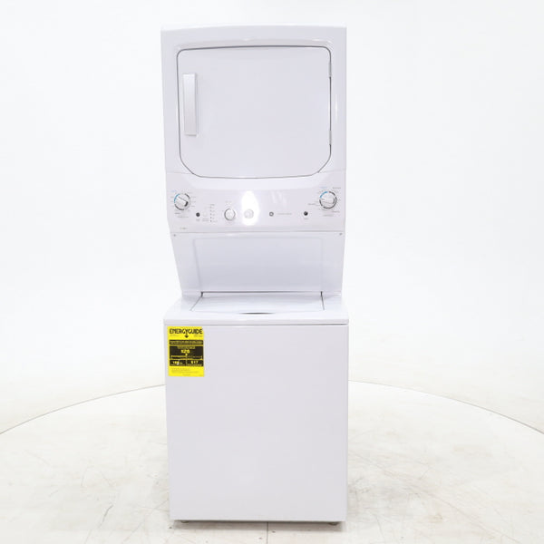 GE 3.8 cu. ft. Laundry Center Washer and 5.9 cu. ft. Electric Dryer with Electro-Mechanical Rotary Dial Controls - Certified Refurbished