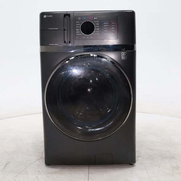 Carbon Graphite ENERGY STAR  GE Profile 4.5 cu. ft. Capacity Front Load Combo Washing Machine and Electric Dryer with Ventless Heat Pump Technology - Scratch & Dent - Minor