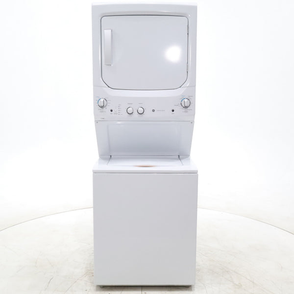 GE 3.8 cu. ft. Laundry Center Washer and 5.9 cu. ft. Electric Dryer with Electro-Mechanical Rotary Dial Controls - Certified Refurbished