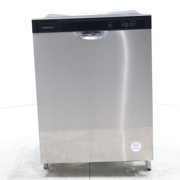 24 in. Stainless Steel Amana Built In Dishwasher with Triple Filter Wash System - Scratch & Dent - Minor